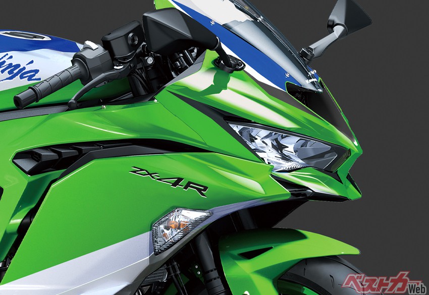 ヨンフォアより先になる？ カワサキ 新作直列4気筒「ニンジャ ZX-4R