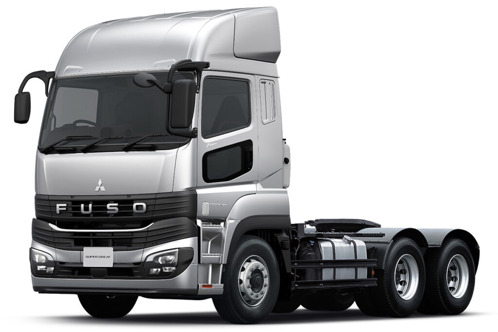 連結総重量86トンも許容!! 三菱ふそうスーパーグレートの重量物輸送用