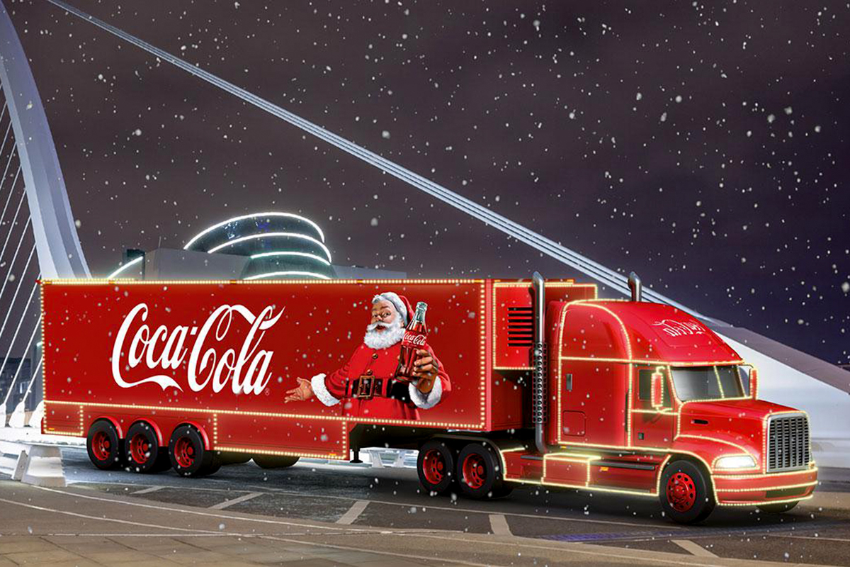 今年もコカ・コーラのクリスマストラックが日本の街にやってくる