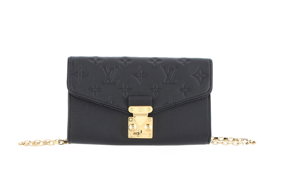 ポシェット・サンジェルマン チェーンウォレット 黒 M60638