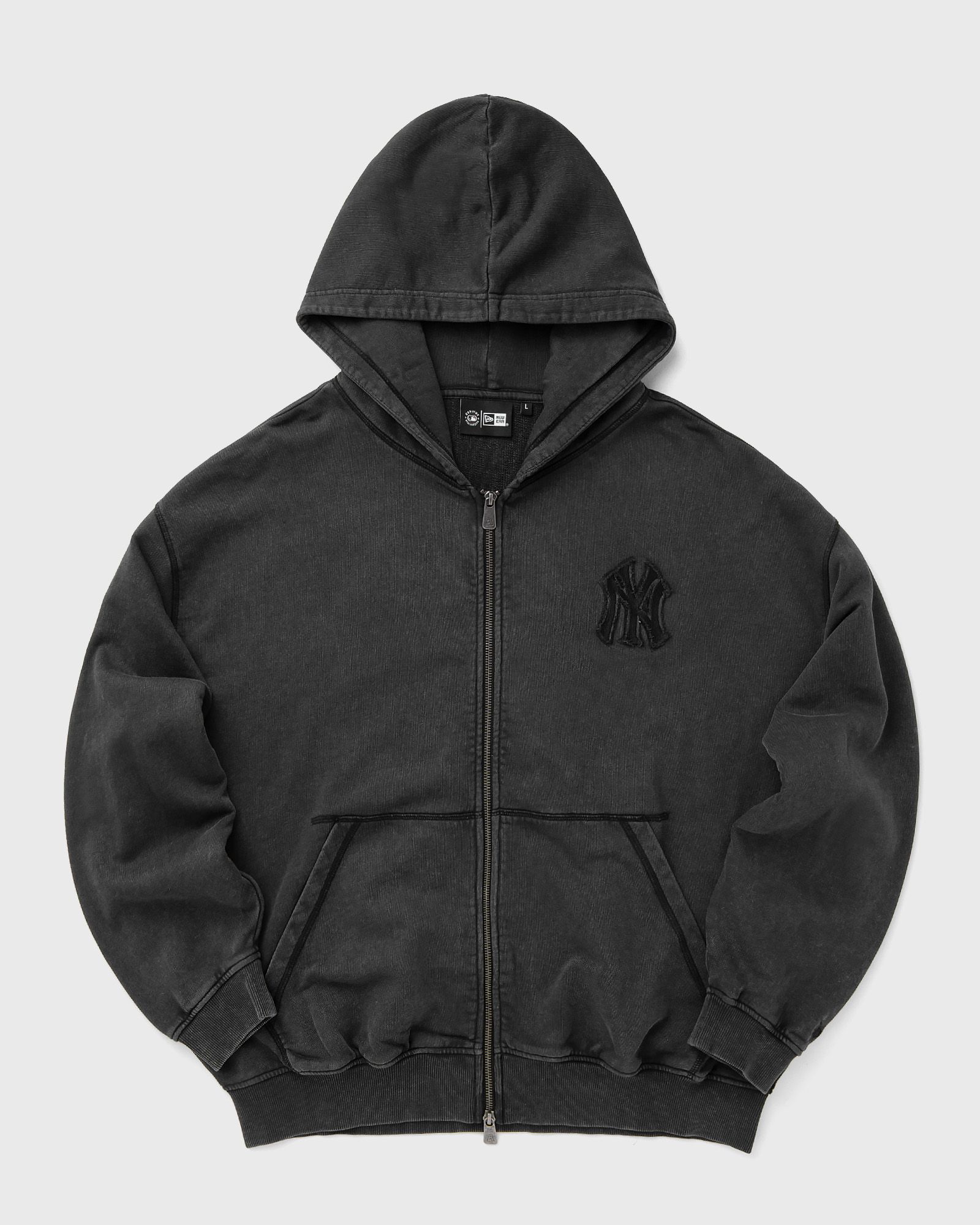 New Era MLB WASHED FZ HOODIE NEW YORK YANKEES Black | BSTN Store