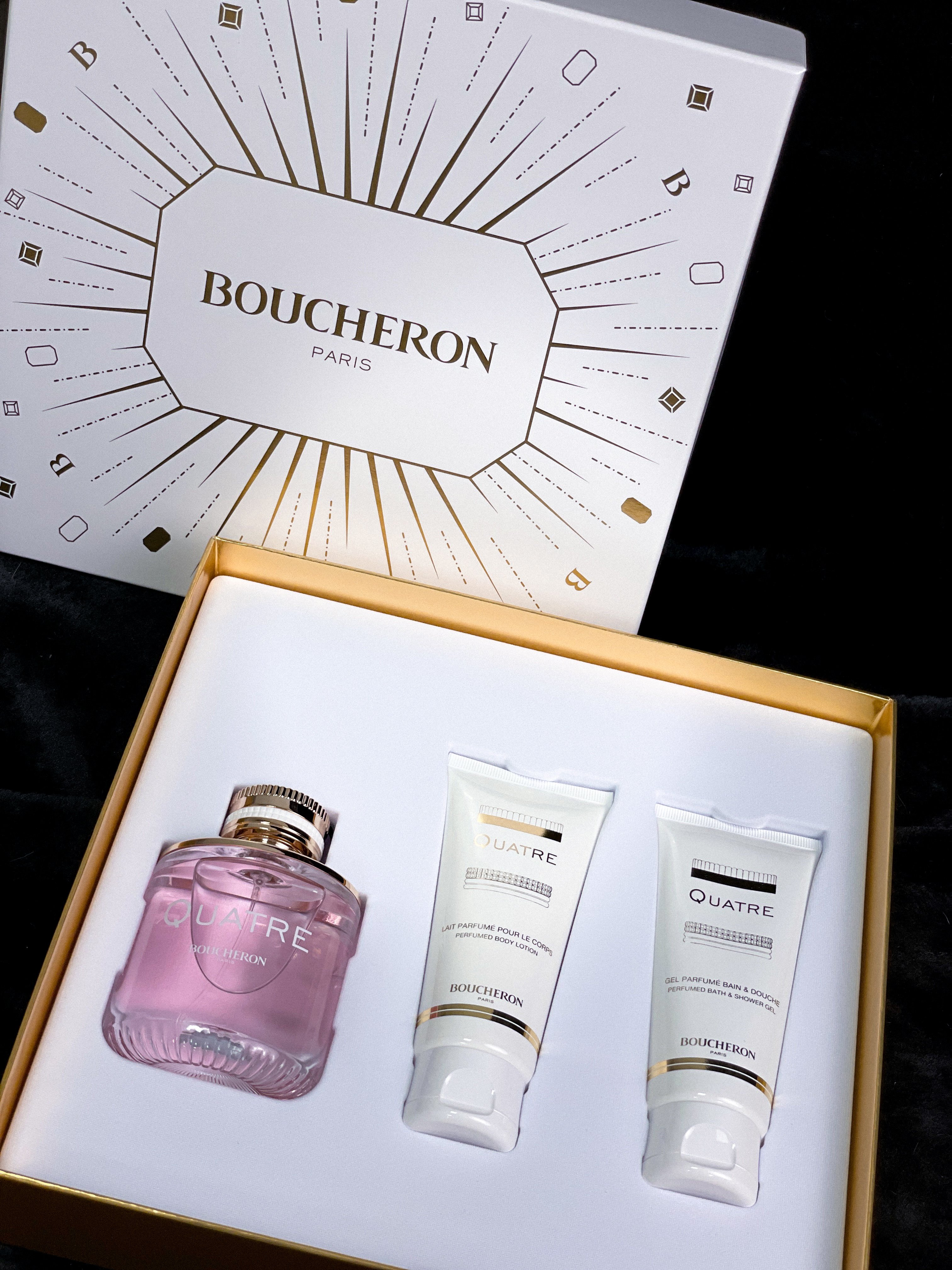 BOUCHERON Quatre For Women 伯瓊經典環戒女性淡香精禮盒淡香精50ml +