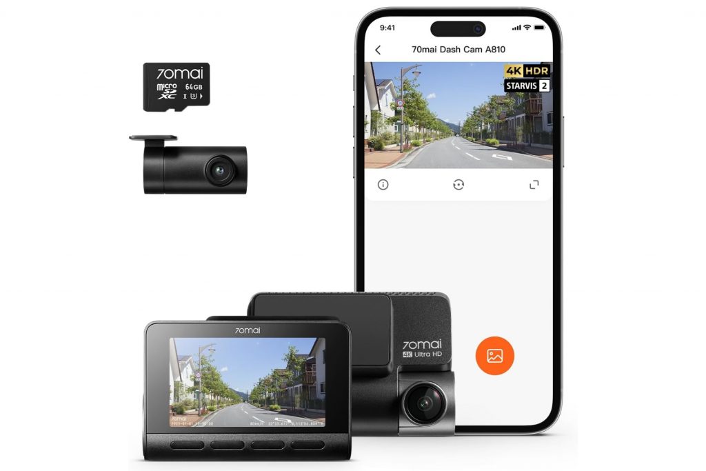 昼夜問わず高精細記録！前後2カメラ型4Kドライブレコーダー発売 70mai