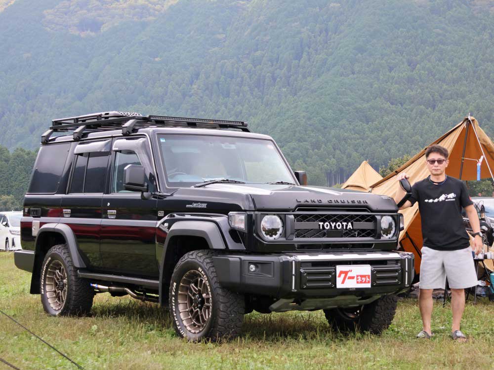 トヨタ ランドクルーザー70 ZX HZJ77HV改 リフトアップ緩衝