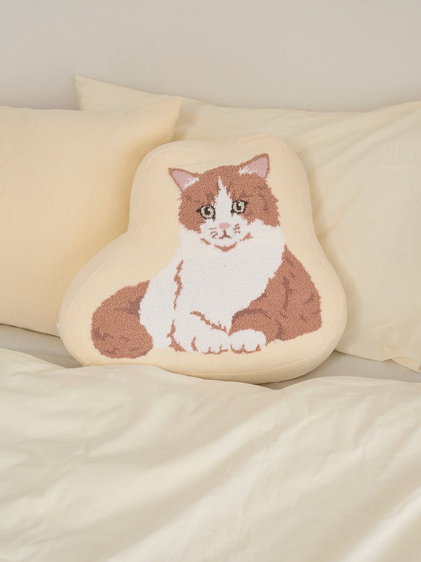 Sleep】エアリーモコキャットダイカットクッション(クッション・グッズ