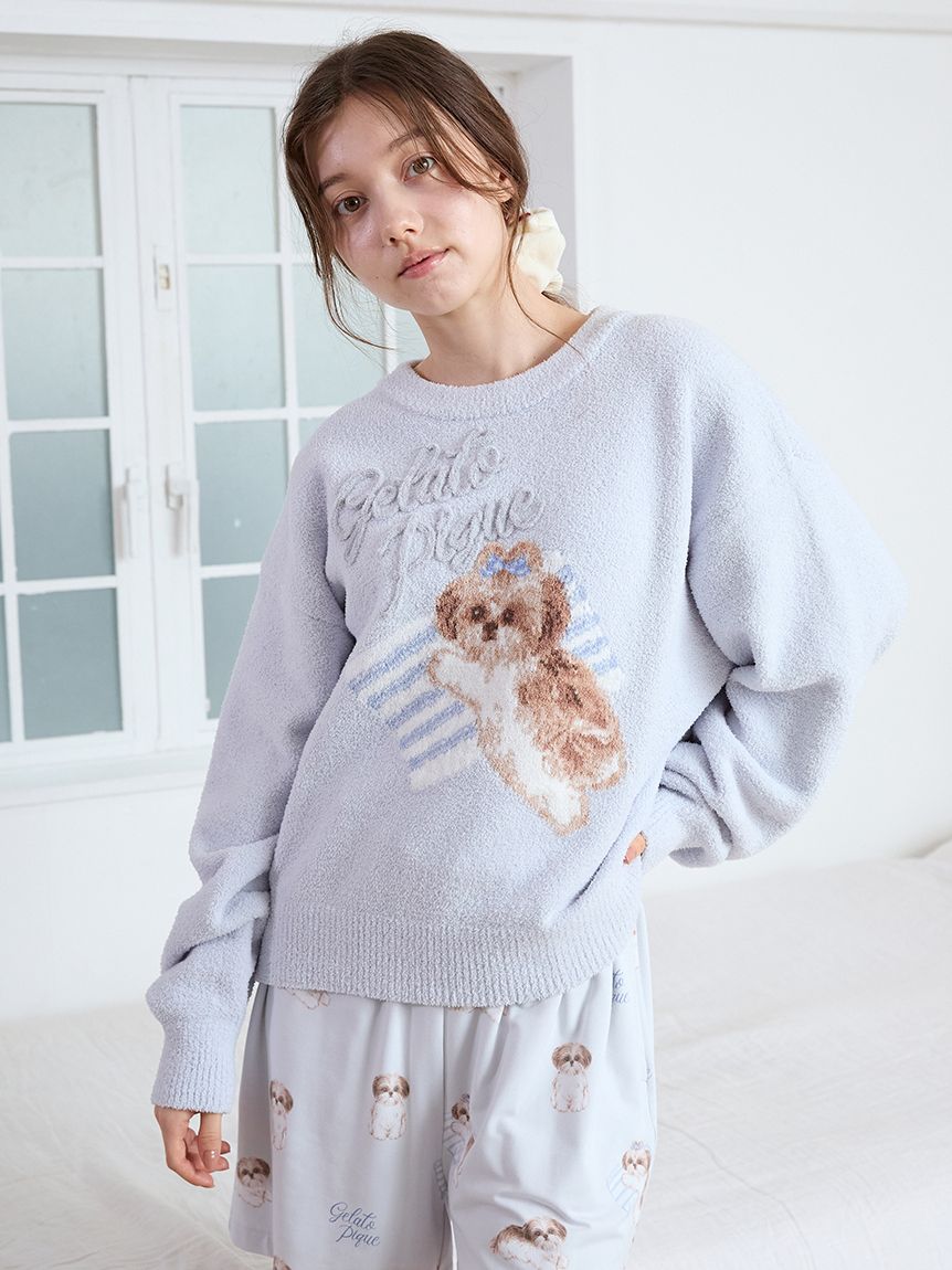 シーズージャガードプルオーバー(ニットプルオーバー)｜ルームウェア