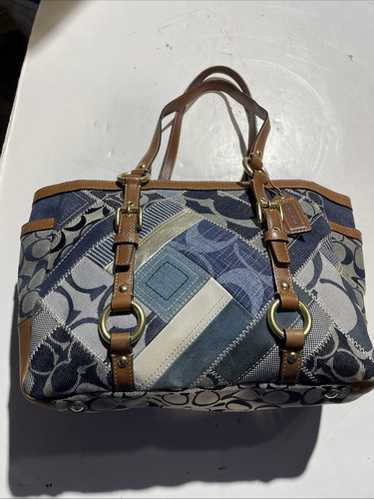 Coach denim patchwork tote - Gem