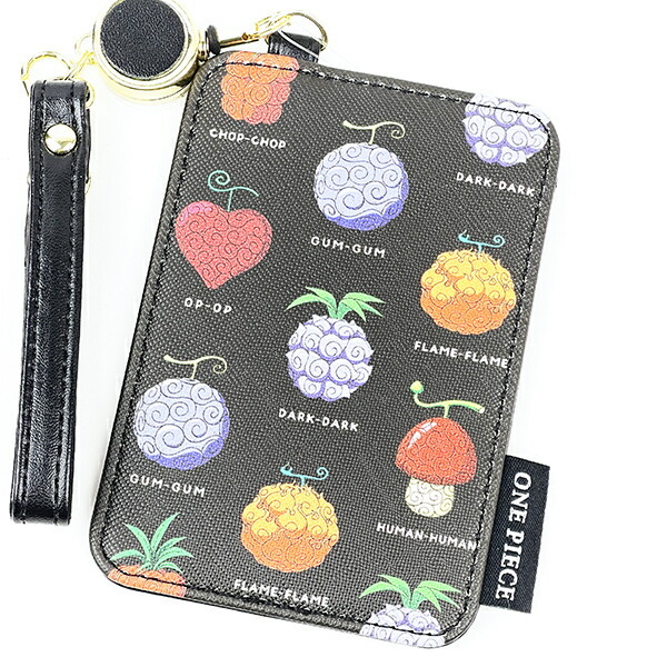 ワンピース 悪魔の実 リール付きパスケース 定期入れ 通勤通学