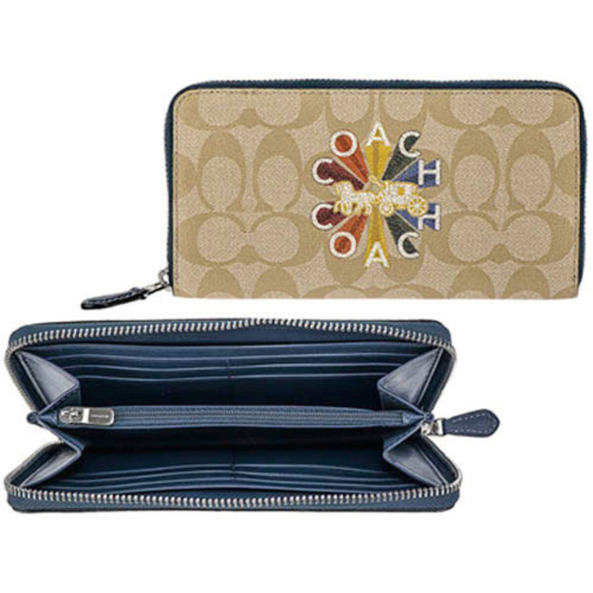 コーチファクトリー COACH FACTORY 長財布 F77844 SVP4M 小銭入れ付