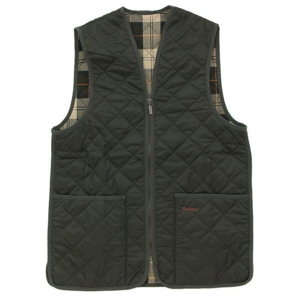 バブアー ベスト キルティングライナーベスト カーキグリーン メンズ