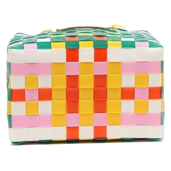 マルニ かごバッグ マルチカラー ウーブン マイクロ バスケット