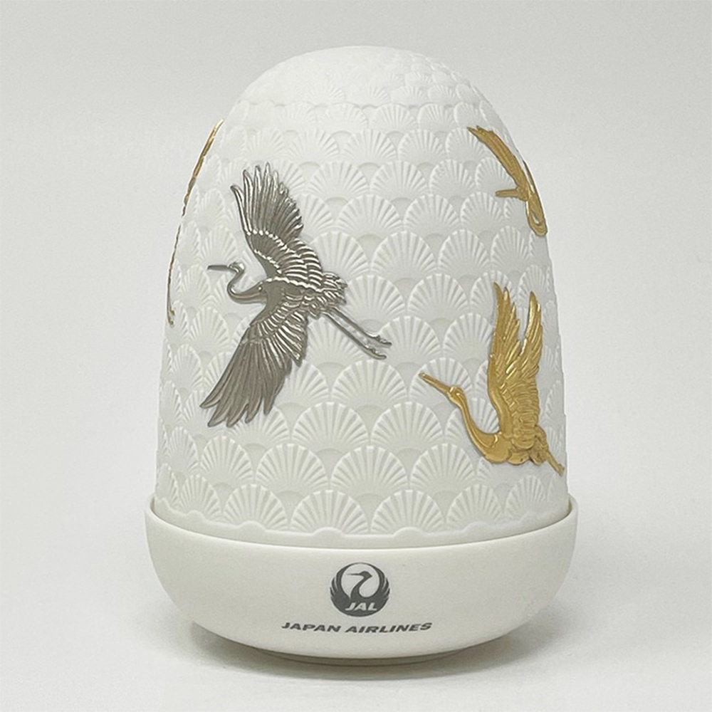 JALオリジナル Dome Lamp 鶴 LLADRO リヤドロ インテリア ランプ