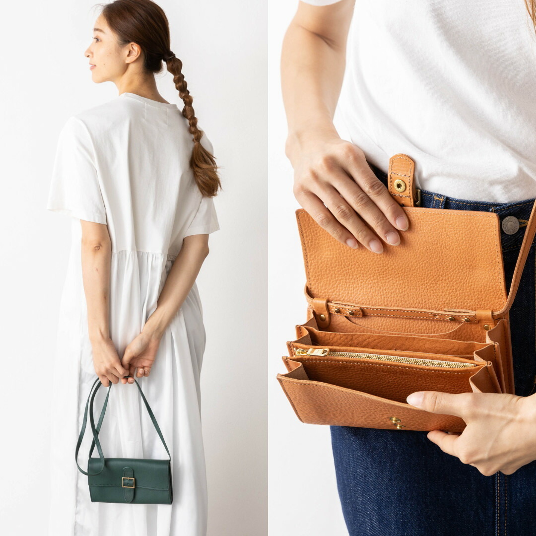 在庫処分！】財布バッグ レディース 本革 ショルダーバッグ レザー