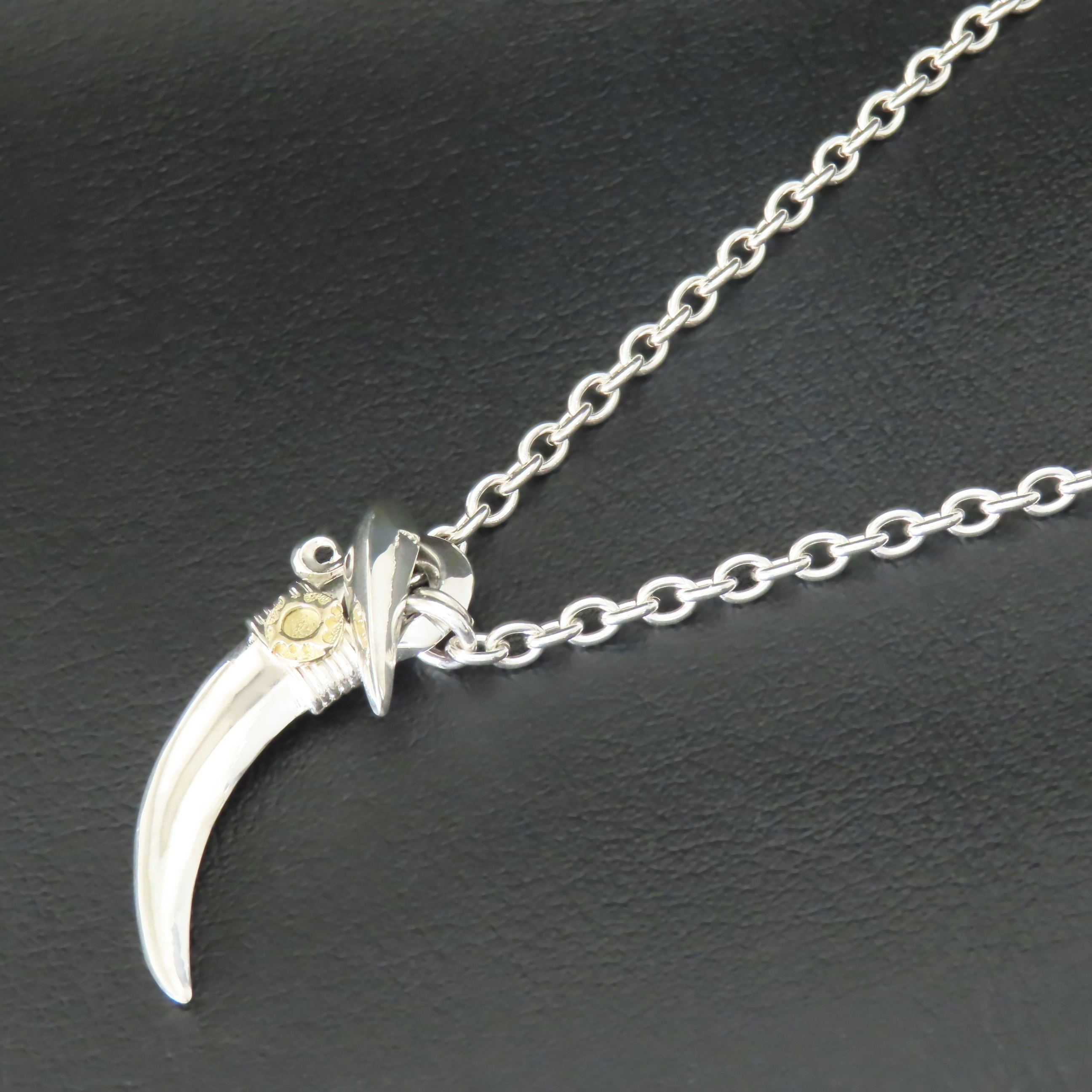 イーグルクローネックレス シルバー925 × K18YG 【刻印無料】 イーグル