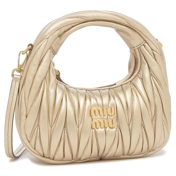 ミュウミュウ ハンドバッグ ショルダーバッグ マテラッセ ワンダー