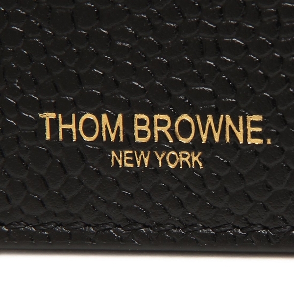 トムブラウン カードケース THOM BROWNE ペブルグレイン ダブル カード