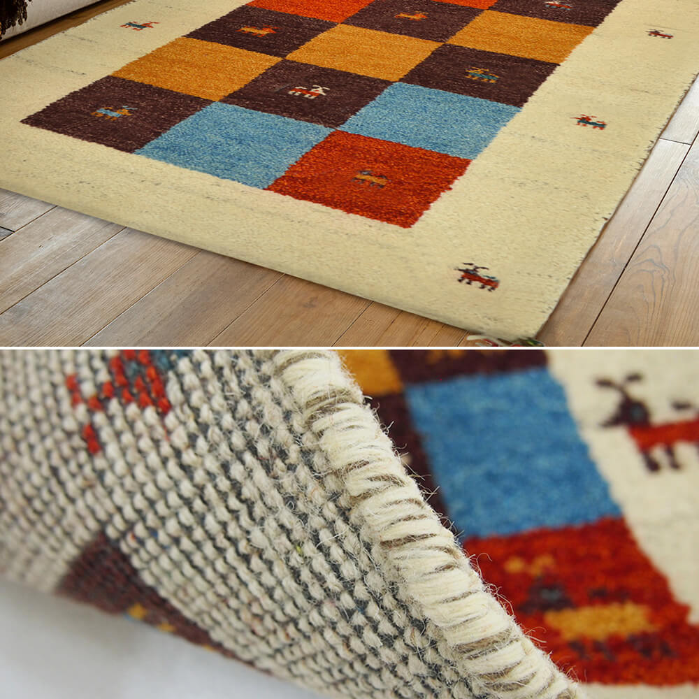 ギャッベ ラグマット 140cm 200cm ギャッベラグ オール