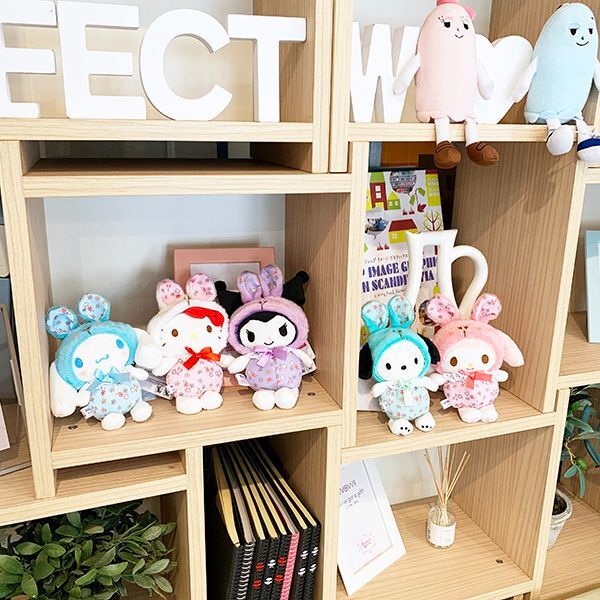 サンリオ ハローキティ フラワーバニー マスコット ぬいぐるみ ボール