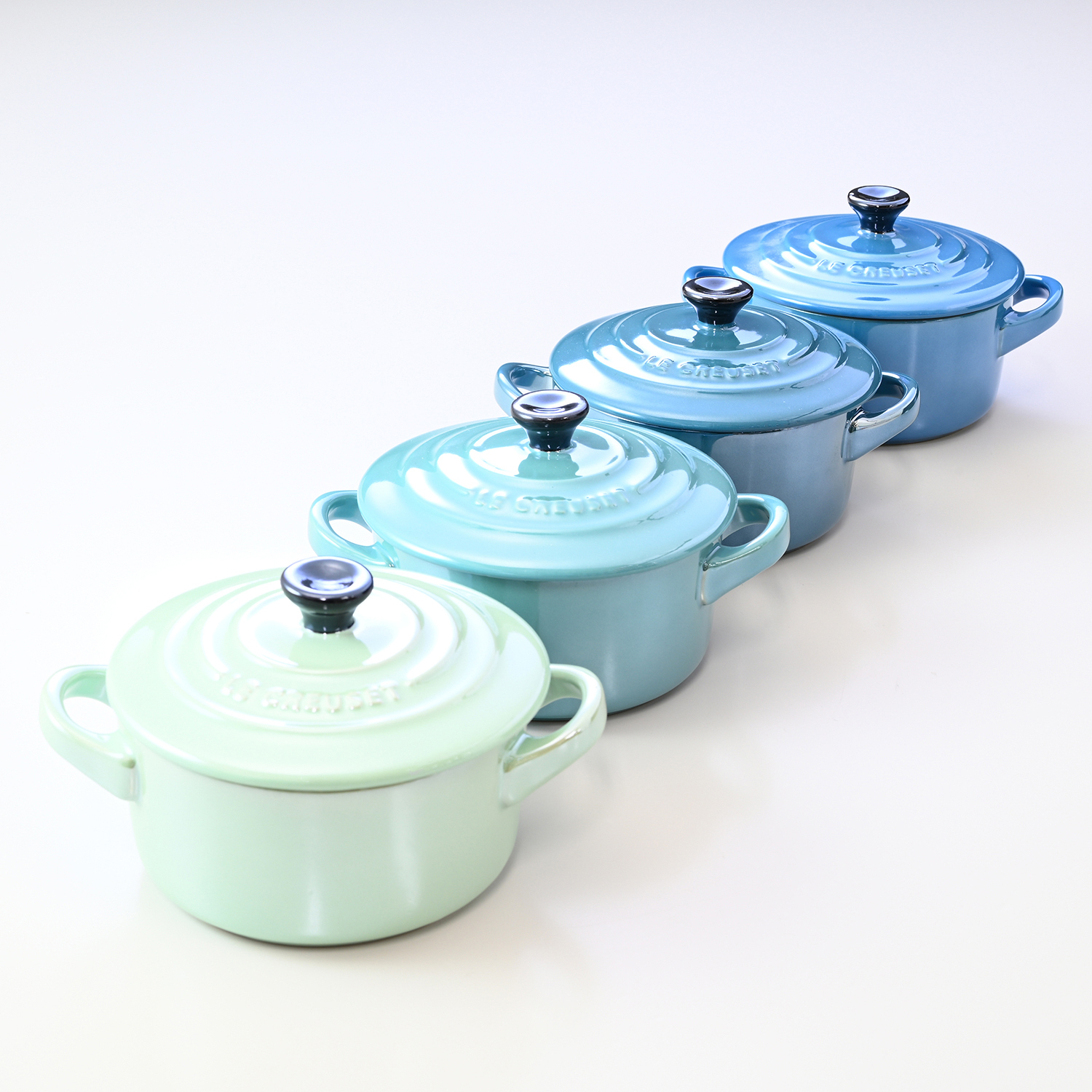 ルクルーゼ ミニ ココット・ロンド 10cm ギフトセット ストーンウェア