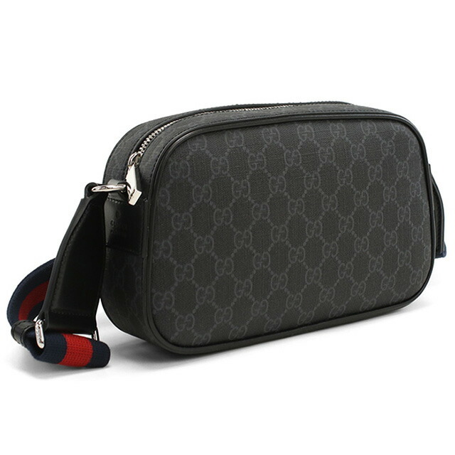 グッチ 斜め掛け ショルダーバッグ メンズ ブランド GUCCI GG BLACK