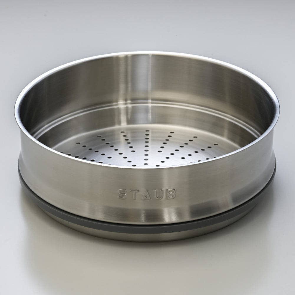 ストウブ スチーマー 26cm インサート ステンレス 鍋用 蒸し器 調理
