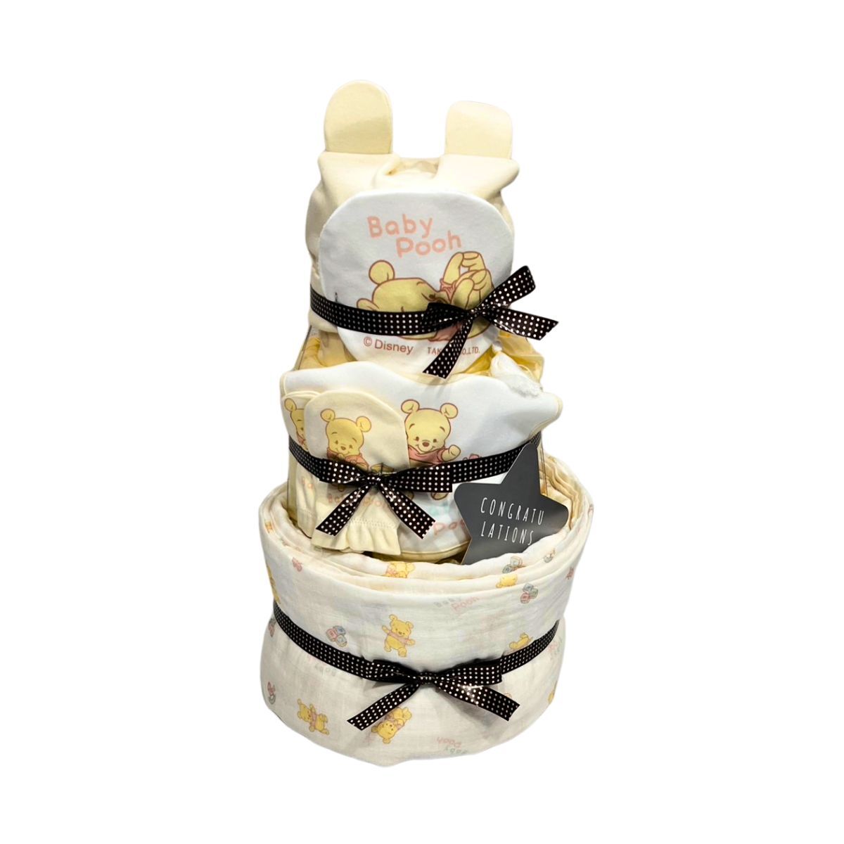 おむつケーキ プーさん ディズニー disney 出産祝い 男の子 女の子