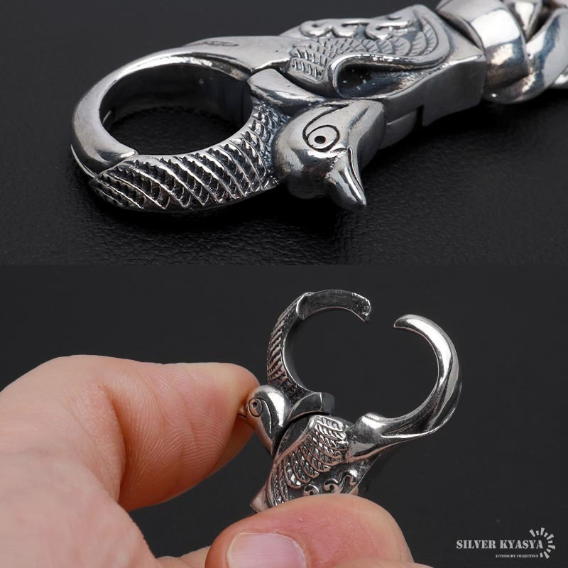 シルバー925 イーグル キーリング キーチェーン キーホルダー