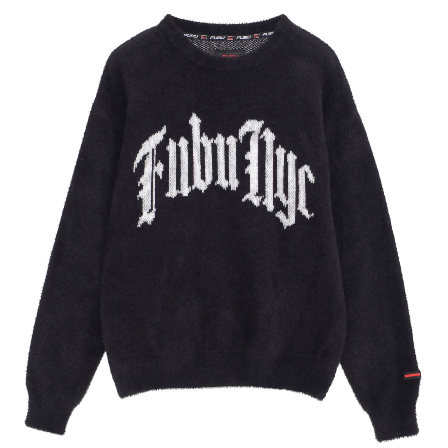 FUBU フブ セーター メンズ 長袖 シャギーニット 春 秋 冬 クルー