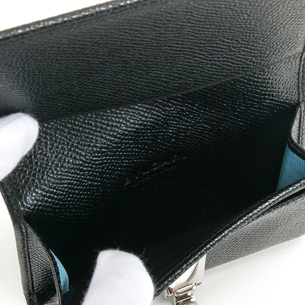 名入れ】 ブルガリ カードケース スリム メンズ ブランド 本革 BVLGARI