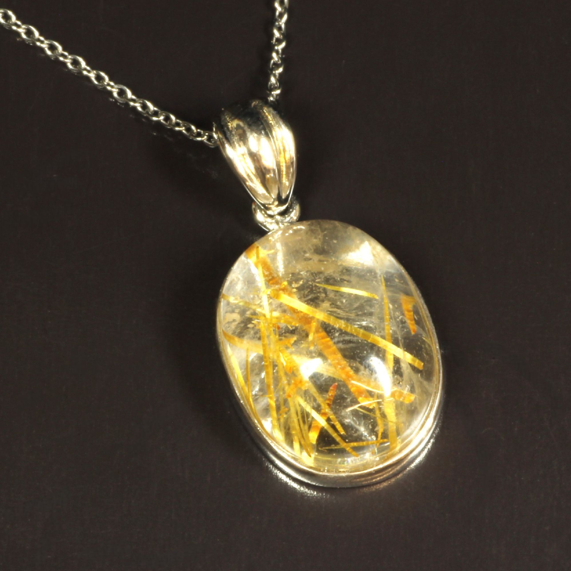 極上のクォリティ］一点物 ゴールドタイチンルチル クォーツ