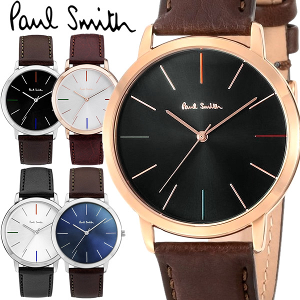 ポールスミス Paul Smith 腕時計 メンズ 革ベルト MA 41mm 本革レザー