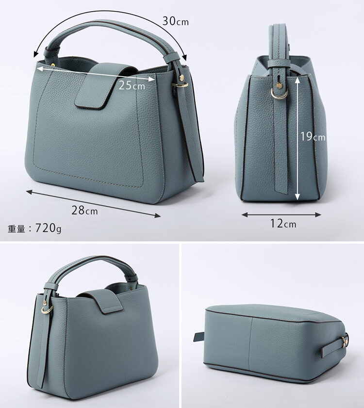 ハンドバッグ レディース 本革 2WAY 斜め掛け ショルダーバッグ 牛革