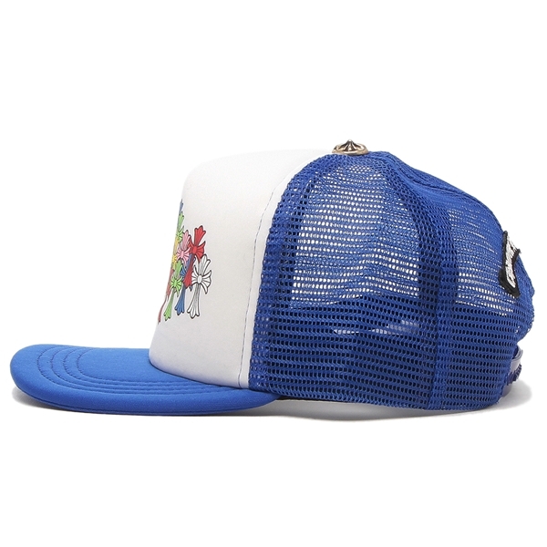 クロムハーツ 帽子 メッシュキャップ ブルー メンズ CHROME HEARTS