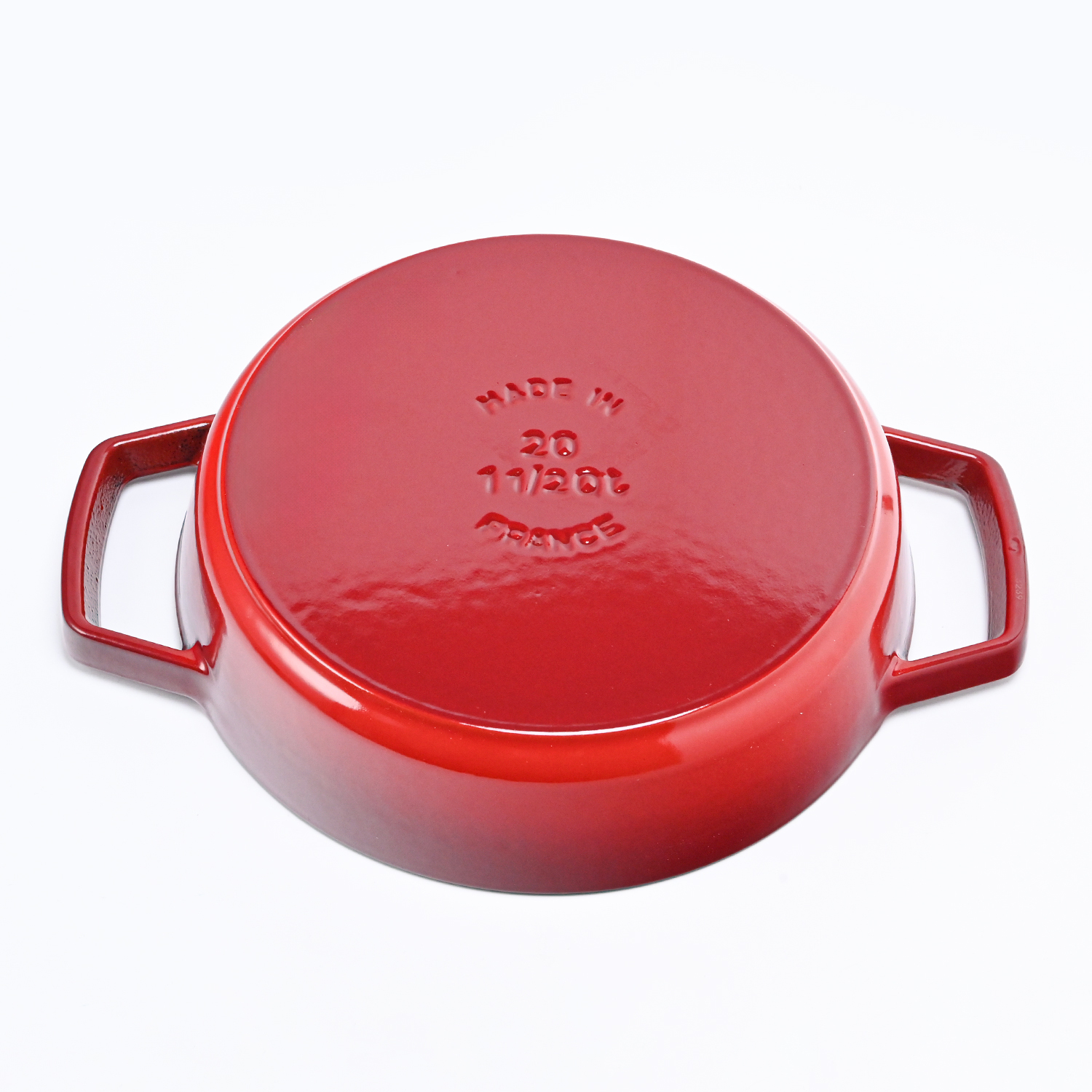 ストウブ staub 両手フライパン 20cm ラウンド スキレット チェリー