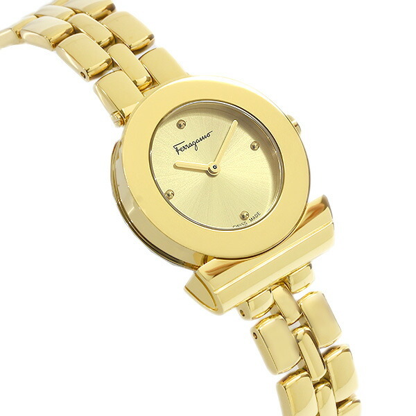 サルヴァトーレ フェラガモ ガンチーニ 腕時計 レディース クオーツ
