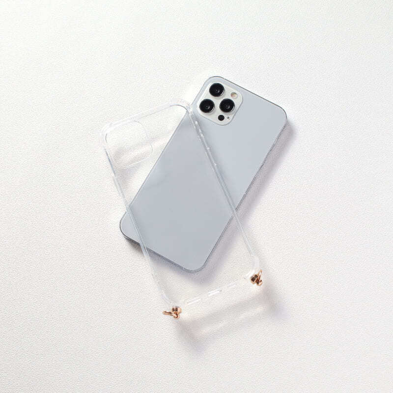 iphone ケース ショルダー クリア iphone14 13 12 Pro かわいい 肩掛け