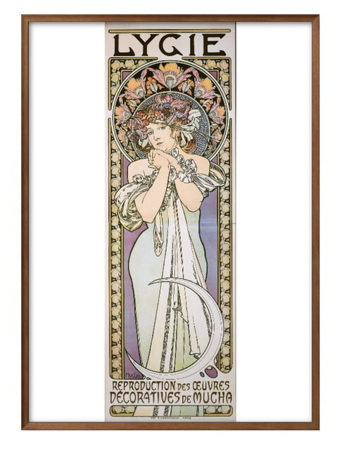 アルフォンス ミュシャ リジー A3 サイズ ポスター アート おしゃれ