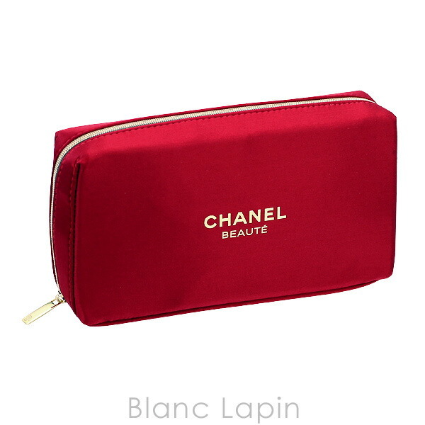 ノベルティ】 シャネル CHANEL コスメポーチ #レッド - 【BLANC LAPIN