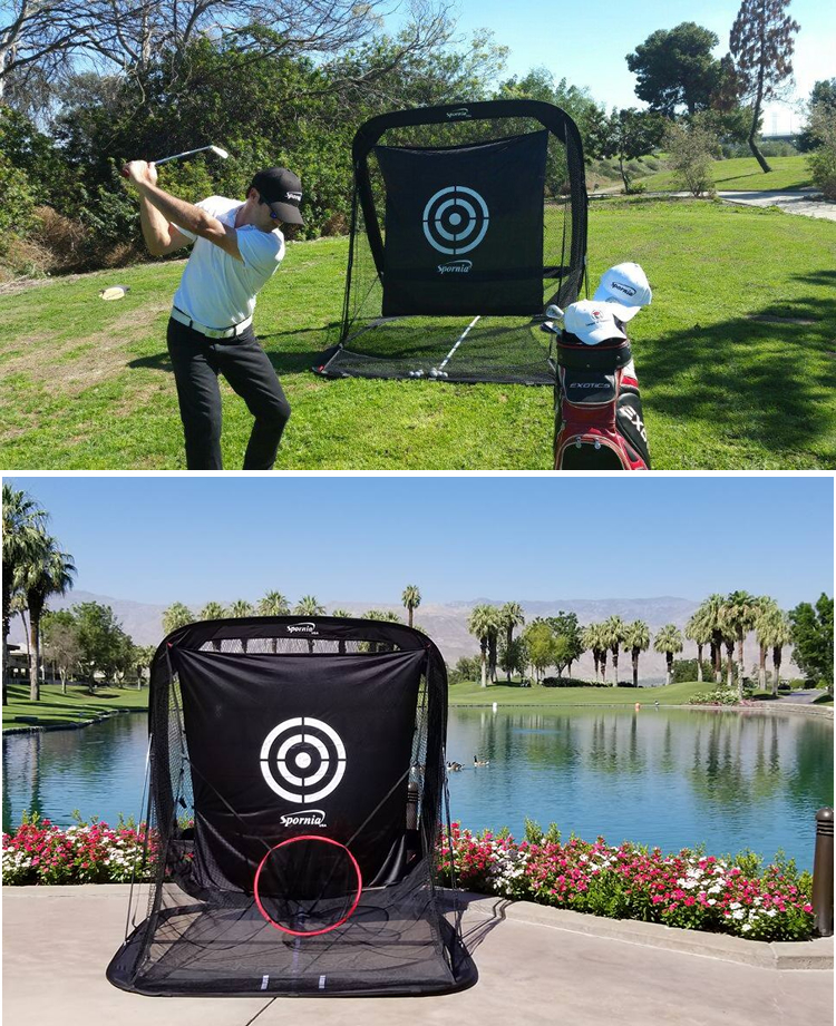 ゴルフネット コンパクトサイズ 160cm 【簡単設置 屋外 室内】 特許