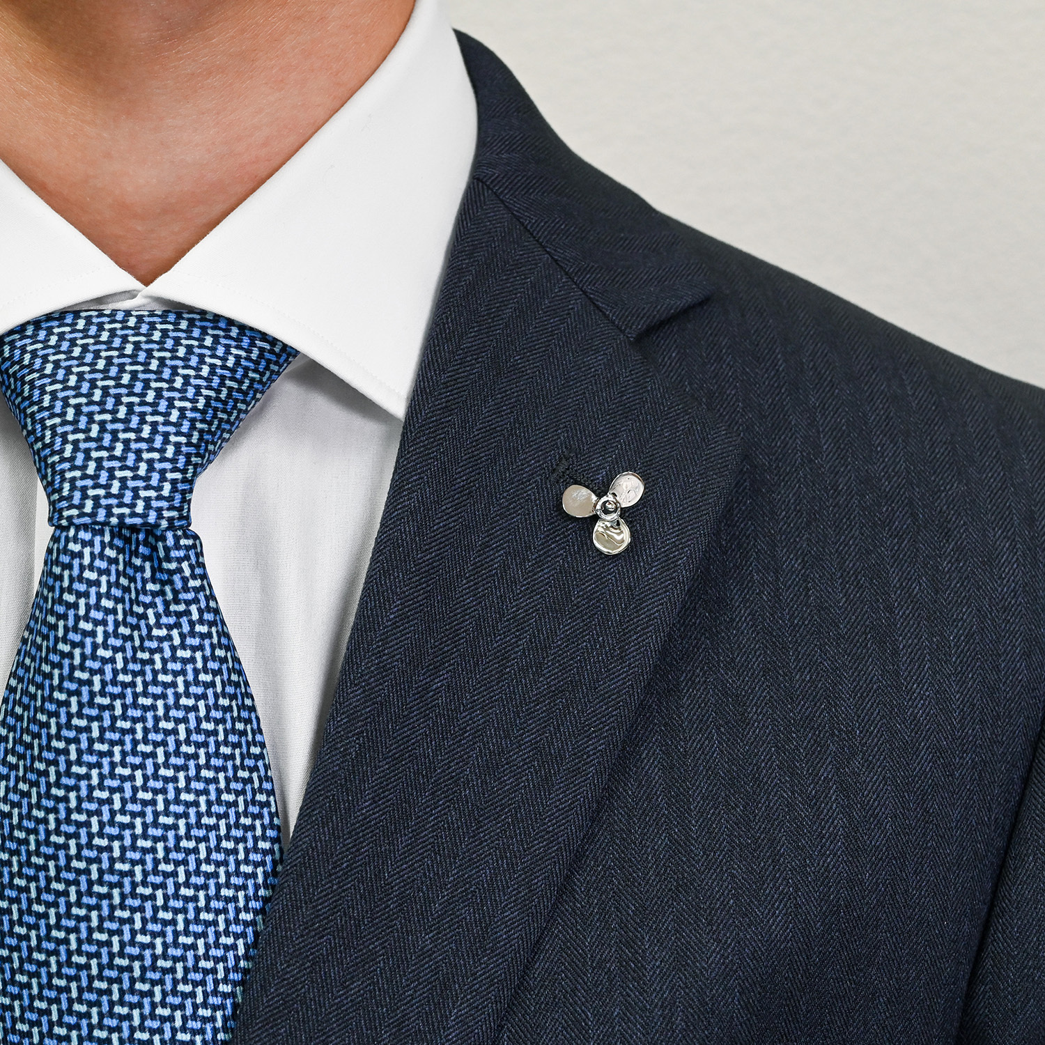 モンアート MONART ラペルピン メンズ ピンズ型 ピンバッジ プロペラ