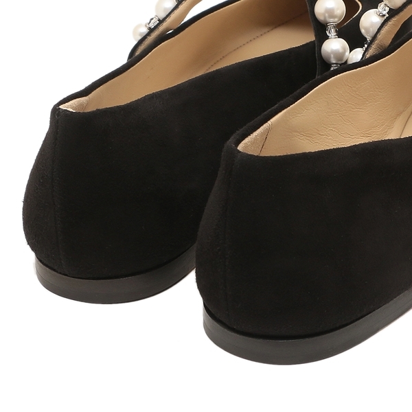 ジミーチュウ バレエシューズ フラットシューズ アデフラット ブラック