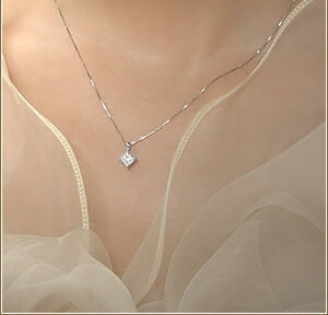 中央宝石研究所 鑑定書】pt900【0.5ctup】プリンセスカット