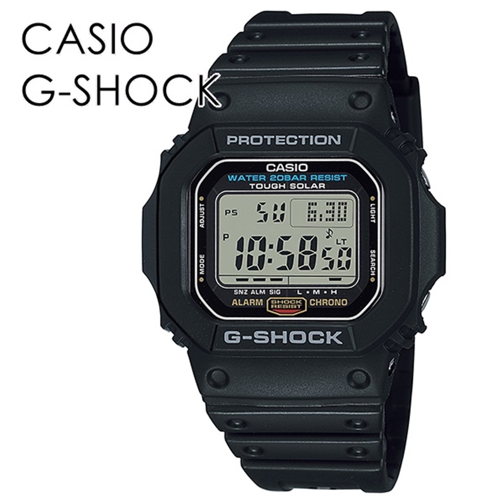 G-SHOCK タフソーラーデジタル腕時計 ブラックG-SHOCK タフソーラー