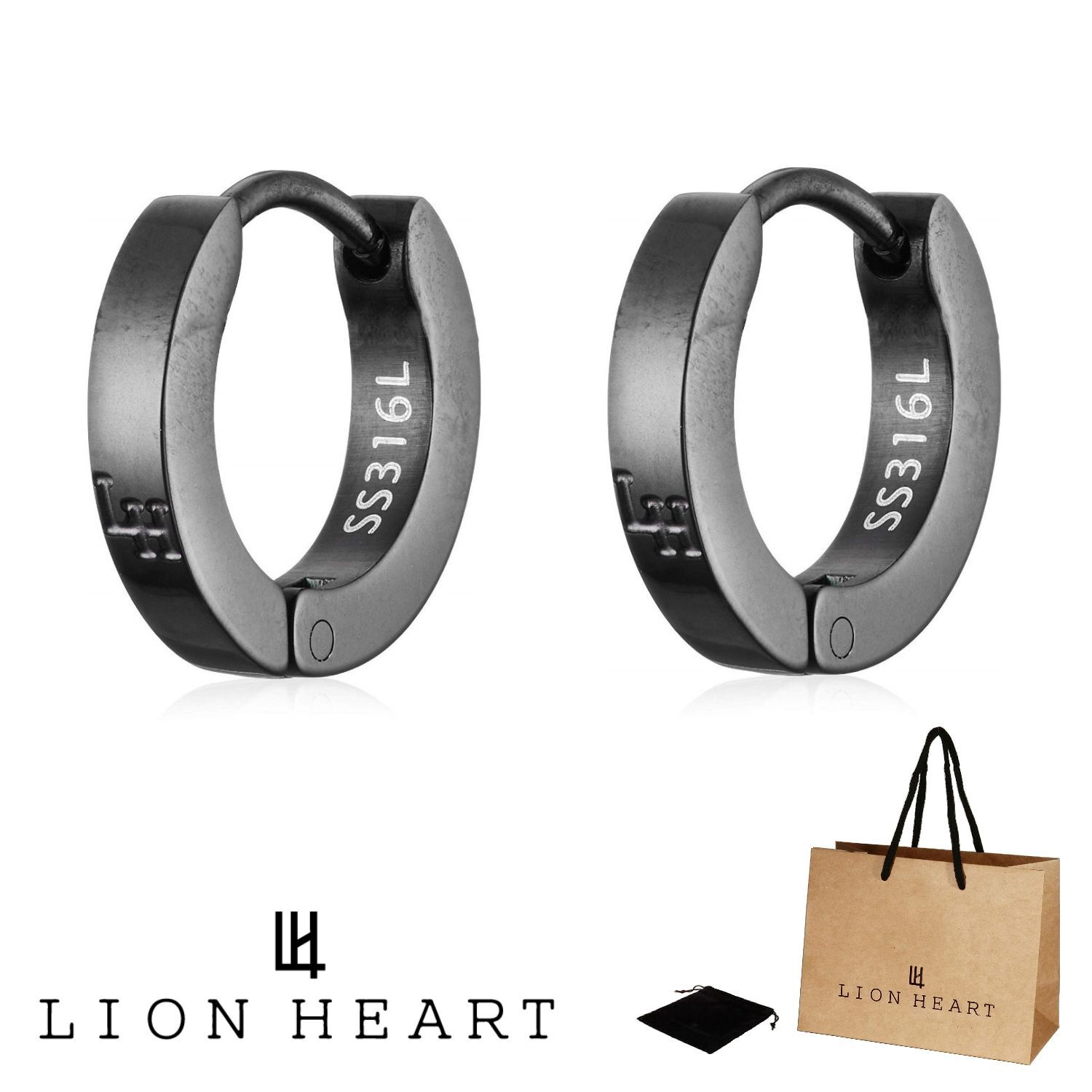 正規品 送料無料 ライオンハート LION HEART 2点セット 両耳用 フープ