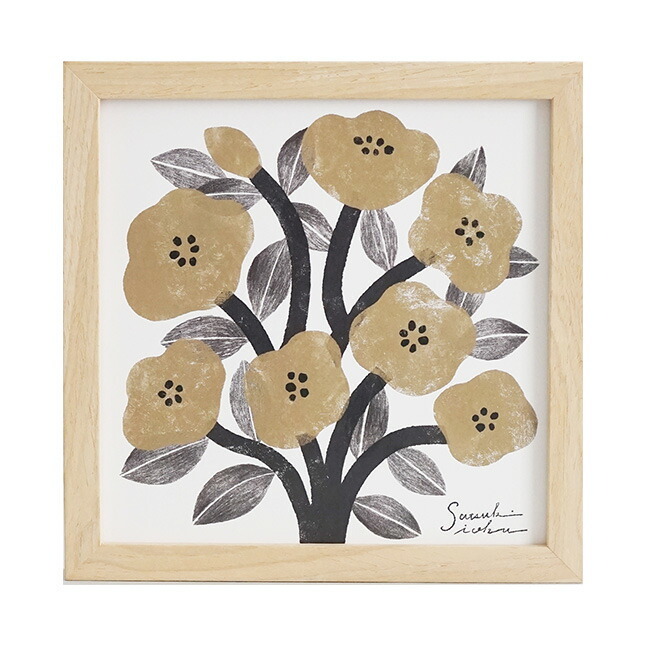 アートフレーム M イオクサツキ Flower[花 絵 壁掛け アート フレーム
