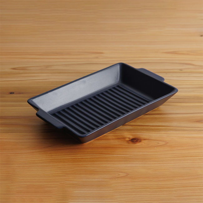 かもしか道具店 グリルのプレート[グリルプレート グリルパン 陶器 直