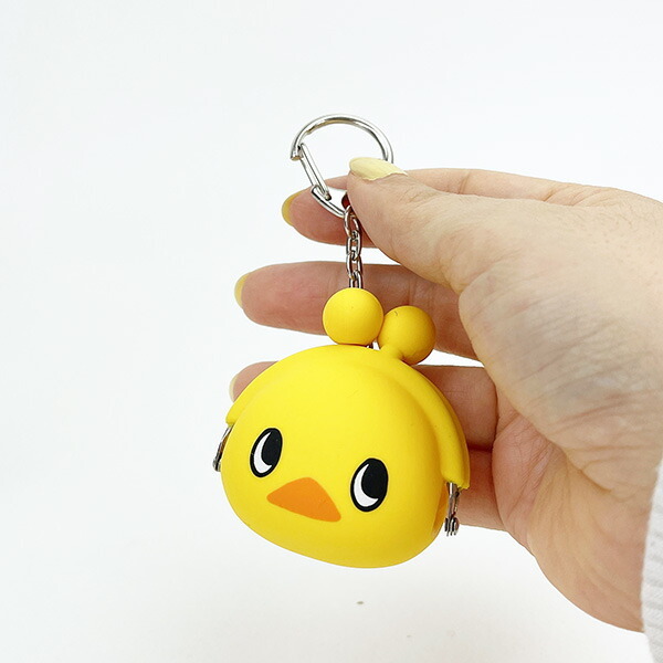 チキンラーメン ひよこちゃん ちっちゃいサイズのがまぐちストラップ