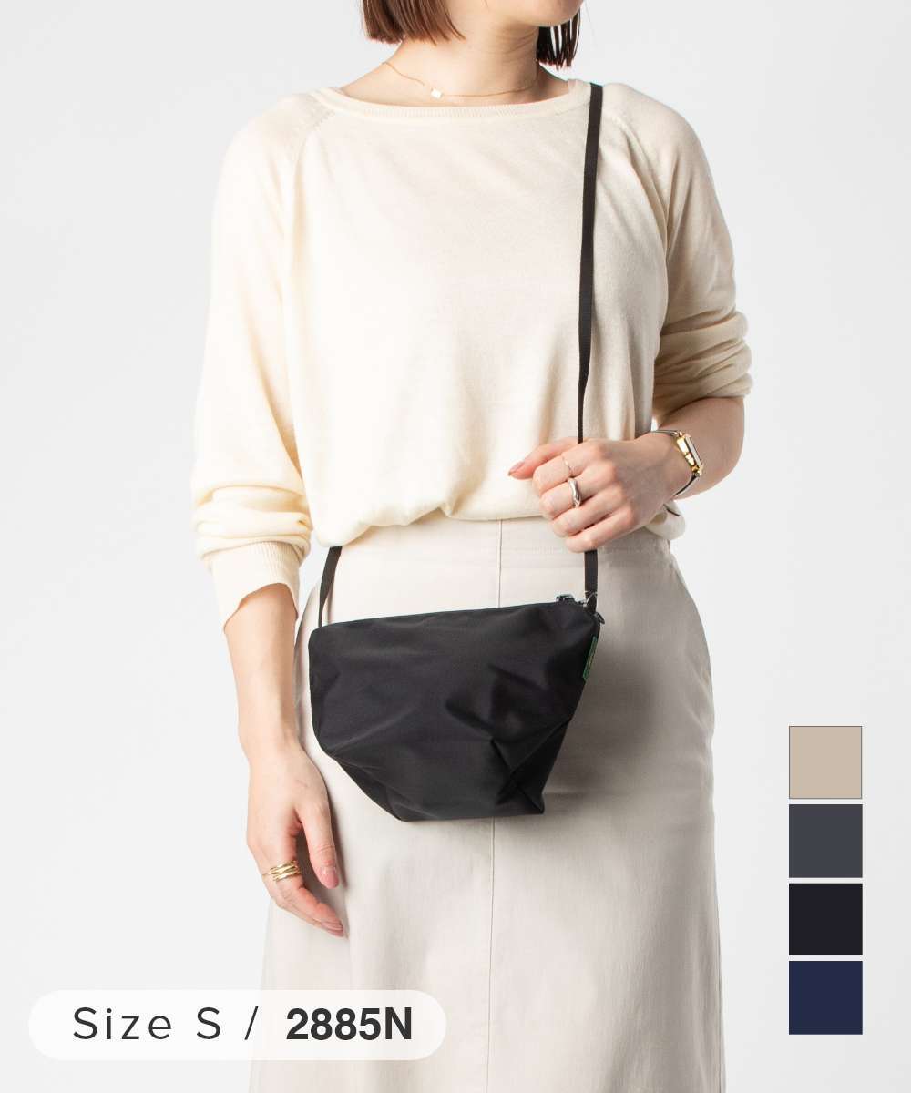 エルベシャプリエ Herve Chapelier Shoulder bag square bottom