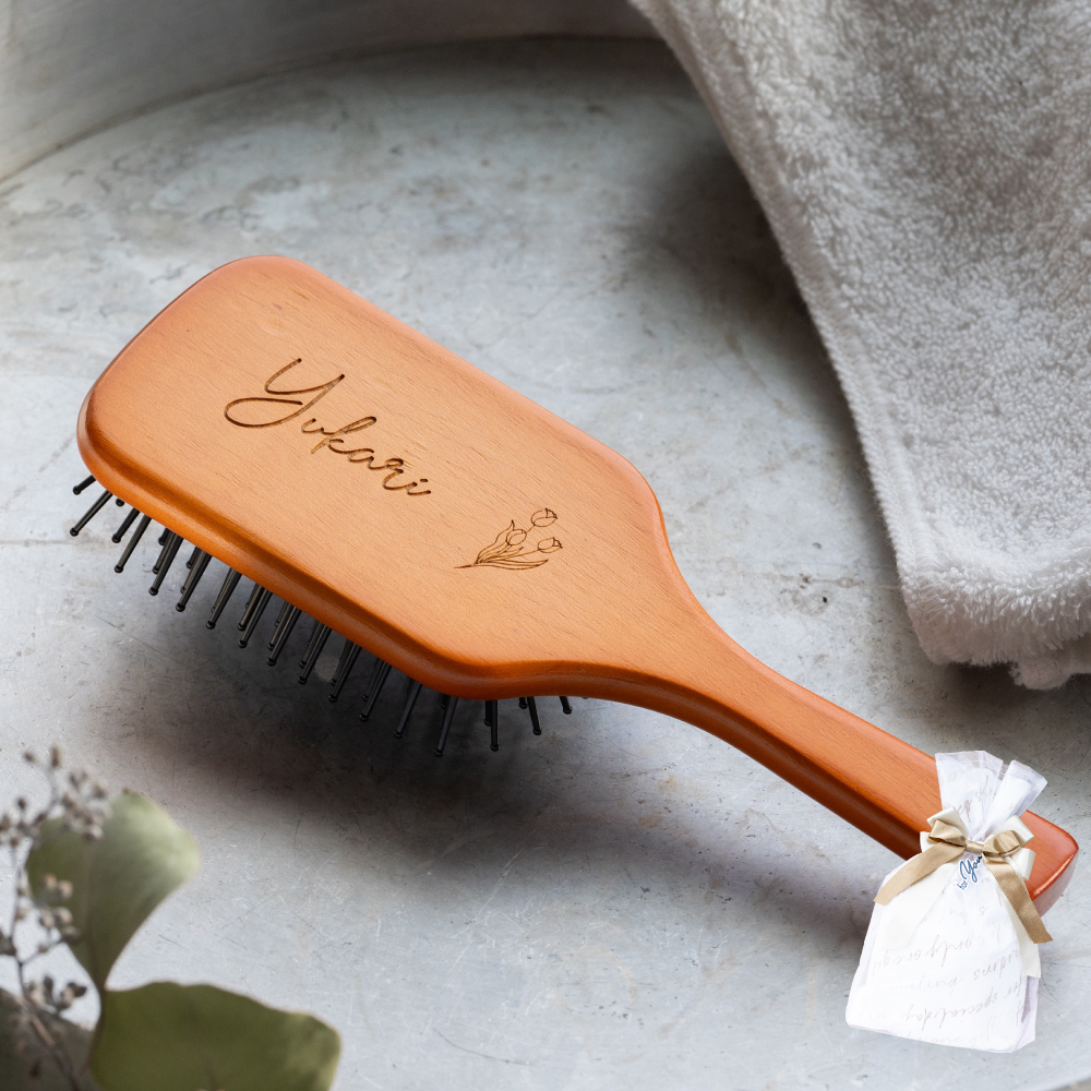 AVEDA パドルブラシ アヴェダ ブラシ ミニ 刻印 名入れ ヘアブラシ