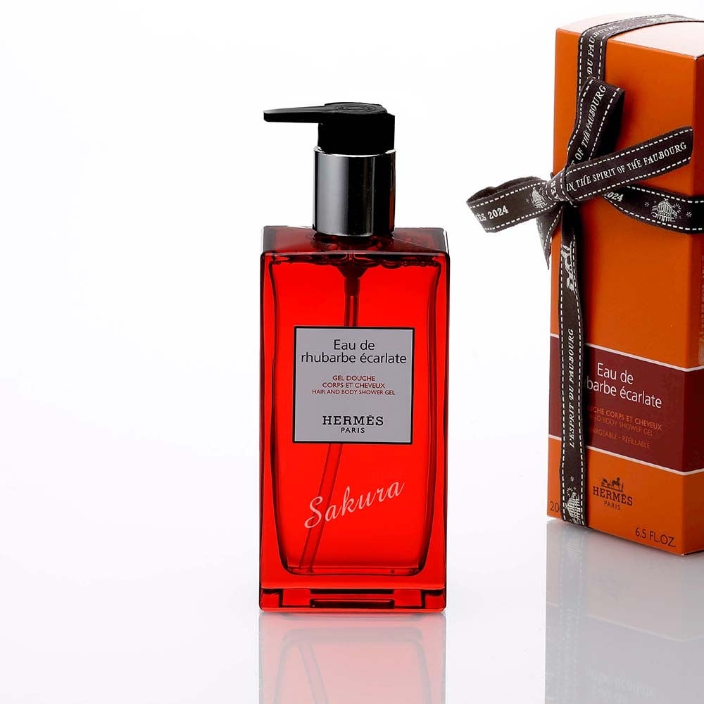 Hermes エルメス ヘア＆ボディ シャワージェル オー ドゥ ルバーブ